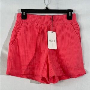 NWT S’EDGE Shorts Size S Watermelon 100%